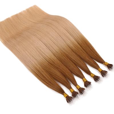 China European Silky Straight Wave Cuticle Aligned Silicone Nano Plastic Tip Hair 26 Inch Nano Plastic Human Hair Extensions for sale