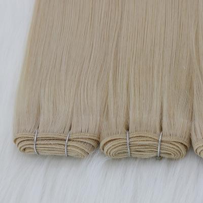 China 100% Cuticle Aligned Hair Weft Wholesale Silky Straight Virgin Remy Human Hair Extensions Wave Hair Beauty Step Machine for sale