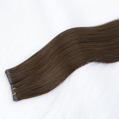 China Changshunfa Straight Human Hair Weft Remy Human Hair Flat Weft Weft for sale