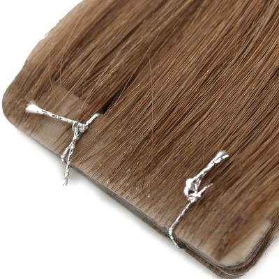 China Russian Remy Hair Extension Cuticle Intact Tape In Changshunfa Straight Natural Hair Best Real Hair for sale