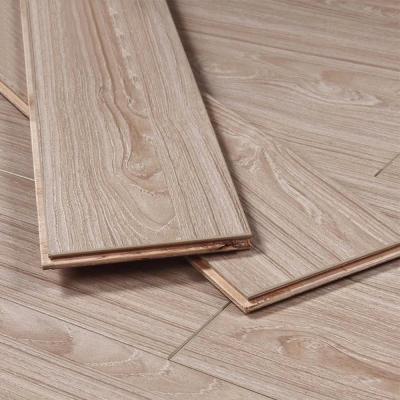 China Moisture Resistance Solid Color Vinyl Inlay Flooring Teak Waterproof Outdoor Modular Parquet for sale