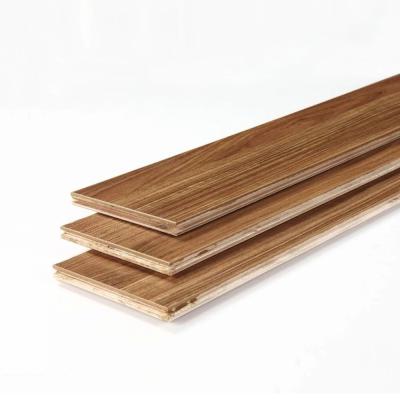 China Moisture Resistance French Bleed Laminate Vinyl Laminated Solid Teak Wood Flooring for sale