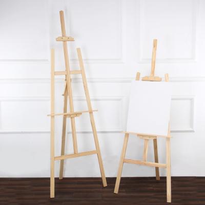 China Lightweight 150cm pine wood easel for painting, display for sale