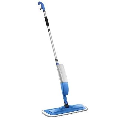 China High Quality Trapezoidal Microfiber Pad Microfiber Flat Mop With Stick for sale