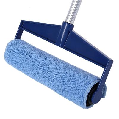 China Retractable Microfiber Flat Cloth Stain Mop Floor Brush Household Carpet Brush for sale