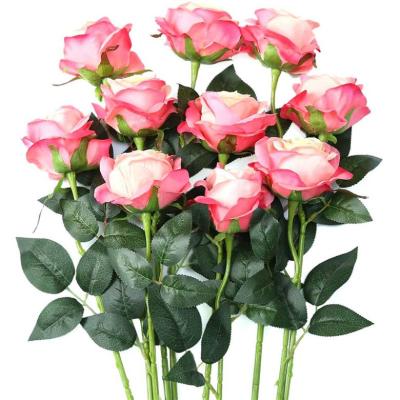 China Rose Flower Shape Artificial Flowers Rose Imported From China Home flowers Artificial Rose Flowers for sale