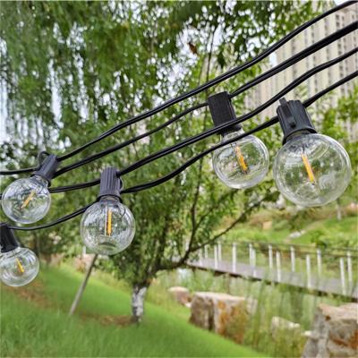 China Jiangsu 25ft Hanging String Lights Outdoor Connectable Christmas Garden Patio Party Holiday 25bulbs Led String Light for sale