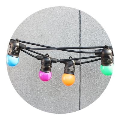 China Good Quality Outdoor Christmas Globe 48ft Vintage Patio Lighting String Lights Fixed Popular Convenient Connection String Lights for sale