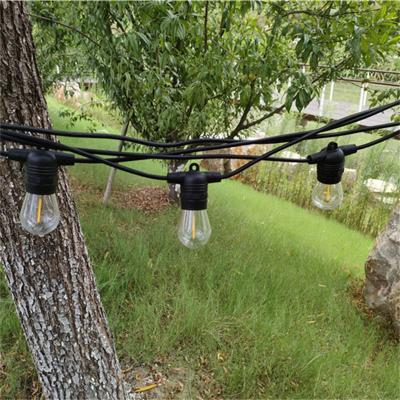 China Patio Lights 10m 15M 20M Outdoor Waterproof 100M String Lights Outdoor Hanging String Lights e27 Socket Festoon Lighting for sale