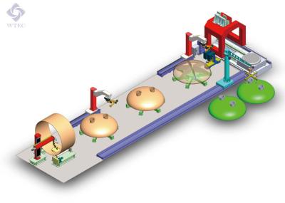 Cina Tubesheet - linea produzione di attrezzature industriale di produzione di schiuma del piatto della caldaia in vendita