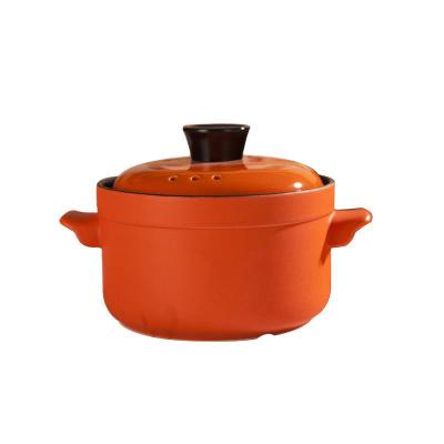 China Large Capacity Sustainable High Temperature Resistant Ceramic Casserole For Cookware for sale