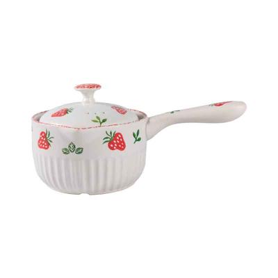 China Sustainable Premium Quality Milk Pan Multifunctional Ceramic Nonstick Mini Casserole for sale