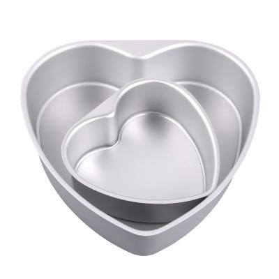 China 6 Inches High Quality Viable Straight Body Heart Shaped Cake Molds For Baking Tools for sale