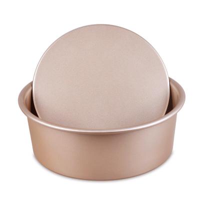 China 6 inch Viable Circular Shaped Body Oblique Living Bottom Non-Stick Cake Mold for Baking Tools for sale