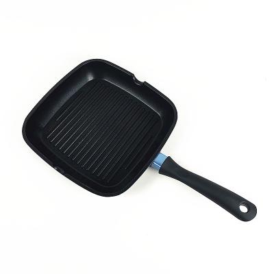 China Cast Iron Frying Pan Minimalist High Quality Square Cast Iron Non Stick Frying Pan For Kitchenware for sale