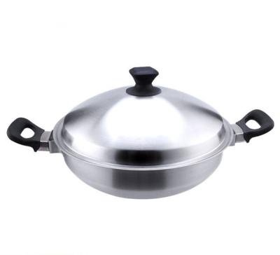 China Multifunctional Viable No Honeycomb Liner Household Frying Pan Steamer for sale