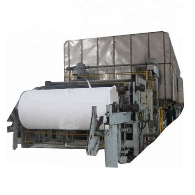 China Factory wood pulp raw materials 30T/D A4 size culture paper making machine /copy paper production line for sale