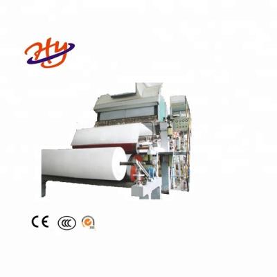 China Hotels High Efficiency Haiyang China Manufacturer Industrial Paper Machine For Sale for sale