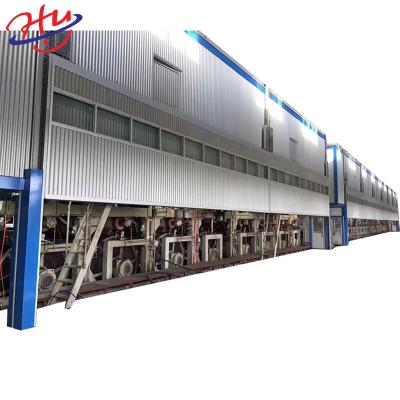 China High Speed ​​Fluting Duplex Paper Making Mill 3200mm Corrugated Kraft Test Liner Kraft Paper Roll Making Machine for sale