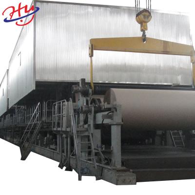 China Packaging Industry Machinery/Factory Manufacture 2400mm/120 Ton Kraft Corrugated Paper Recycling Machine for sale