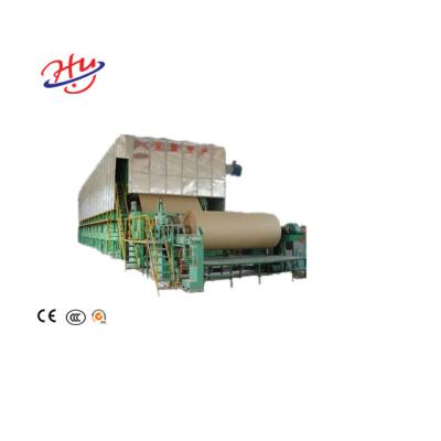 China Factory 2400 mm 30 tons kraft paper making machine in China for sale