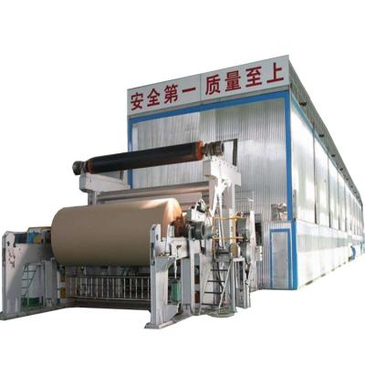 China Factory Haiyang Kraft Paper Fourdrinier Corrugated White Top Duplex Board Paper Making Piping Machine for sale