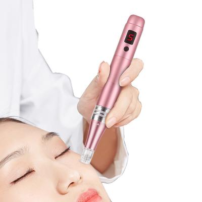 China Pluma inalámbrica profesional Needling micro ajustable Derma profesional Pen Microneedle Machine de Microneedling en venta