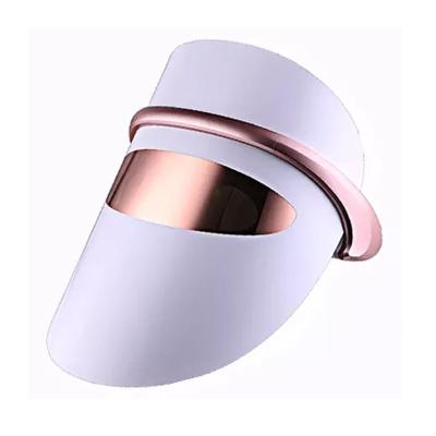 China Máscara de terapia de luz inalámbrica facial LED Eliminación de arrugas Facial SPA Máscara facial de belleza multifuncional en venta