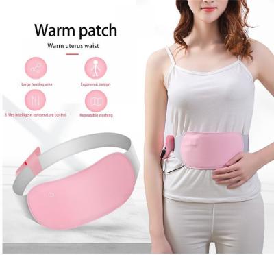 China Smart Warm Palace Belt Personal Care Electric Vibrating Cordless Heating Waist Belt for sale