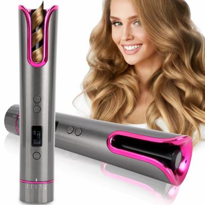 China Professional Electric Heating Rotating Ceramic Automatic Big Wave Hair Curlers zu verkaufen