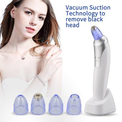 Cina Portable Electric Multifunctional Facial Pore Cleanser With Base For Skin Acne Blackhead Remover in vendita