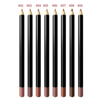 China Whole Lip Liners Custom Matte Lip Liner Non Stick Sunscreen Sale Logo Brown Lip Liner for sale