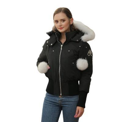 China Viable Custom Warm Logo Down Coats Exquisite Women's Coat Stripper Exquisite Comfortable Jacket For Women for sale