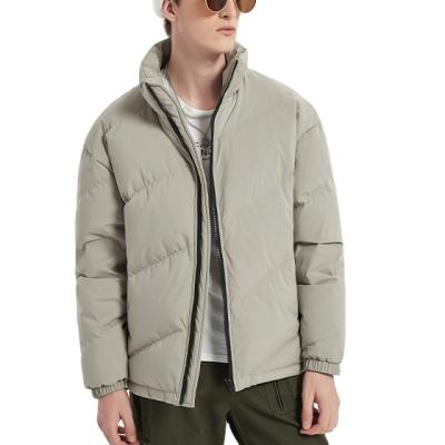 China Waterproof Mens Jackets Coats High Quality Custom Wind Proof Winter Jacket White Duck Down Coat For Men for sale