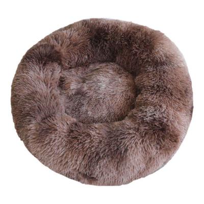 China Wholesale Multi Size Comfortable Fluffy Deep Donut Stocked Sleep Around Pet Beds Mats For Dogs Cats Puppy for sale