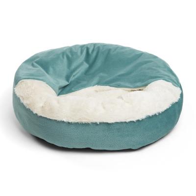 China Unique Design Luxury Warm Soft Removable Washable Cushion Stocked Anti Fluffy Slip Around Pet Beds For Dogs Cats Puppy for sale