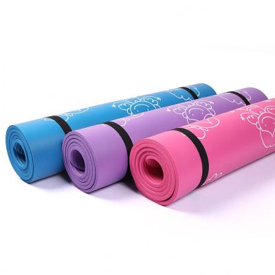 China Eco-Friendly High Quality Durable NBR Exercise Anti Slip Yoga Pilate Gym Yoga Mat for sale