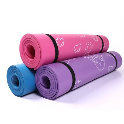 China Custom Eco-friendly Non-slip Yoga Pilate Exercise Factory Kids NBR Yoga Mat for sale