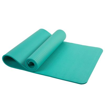 China Custom Logo Gym Fitness Eco Friendly Hot Sales Yoga Pilate Exercise Anti Teardrop NBR Yoga Mat for sale