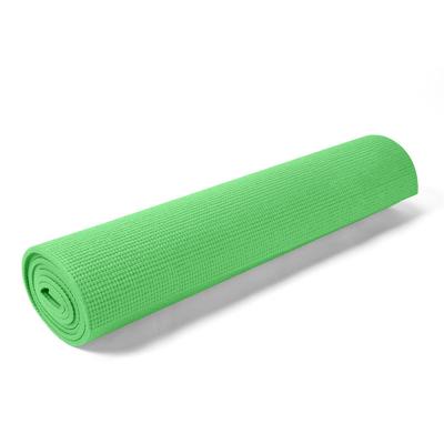 China Eco-Friendly Yoga Pilate Exercise Outdoor Sport Simple Color PVC Yoga Mat for sale