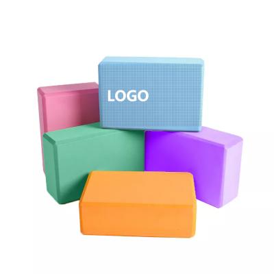 China Yoga Exercises Wholesale Custom Printing Private Label Body Building Eco Friendly Natural Yoga Blocks Yoga Brick for sale