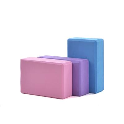 China Yoga& Pilates Exercises Eco-friendly EVA Foam Wholesale Yoga Brick High Density Yoga Block for sale