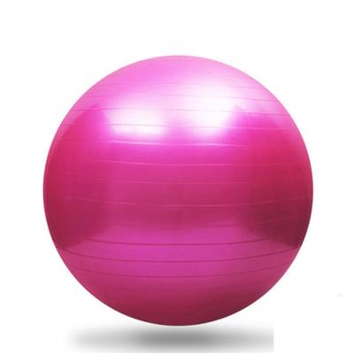 China Sleek Anti Shine PVC GYM Fitness Yoga Balls Eco - Friendly With Foot Pump for sale