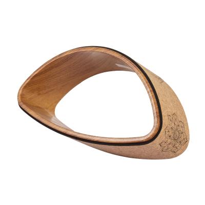 China Radian Design Universal Premium Stretch Mini Natural Cork Yoga Wheel for sale