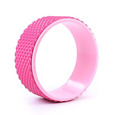 China Universal perfect accessory for stretching and improving somersaults, comfortable massage back pain yoga prop wheel for sale