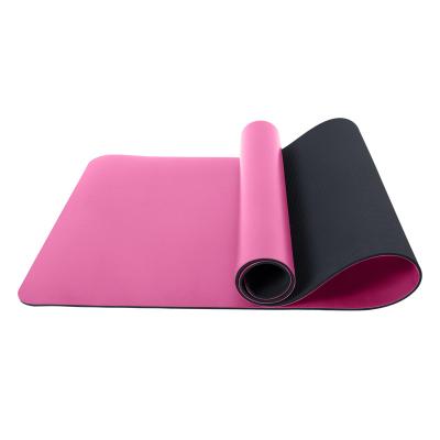 China Custom Eco-Friendly Non-slip Design Yoga Logo Band PU Yoga Mat Natural Yoga Mat for sale