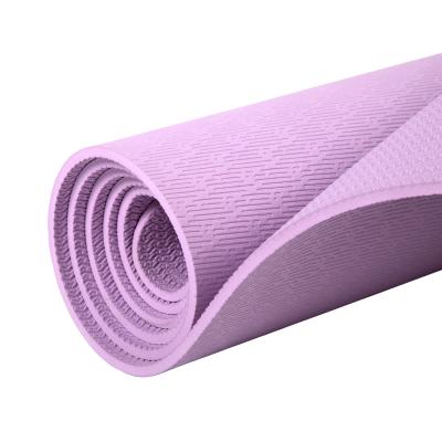 China Promotional High Quality Yoga Singlecolor Sport Fitness Tape Yoga Mat for sale