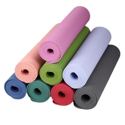 China High Elasticity Sales Shock Absorption Eco Friendly Construction Fitness Gym Pilates Fitness Tape Custom Yoga Mat for sale