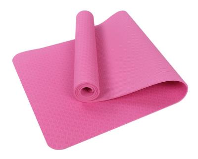 China High Elasticity Fitness Band Yoga Professional Adult Waterproof Foldable 6mm High Density Mat for sale