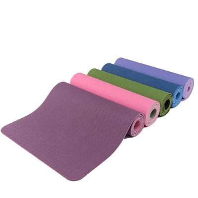 China High Elasticity 68cm Wide Custom Color Textured Double Surface Non Slip Fitness Tape Eco Friendly Yoga Mat for sale